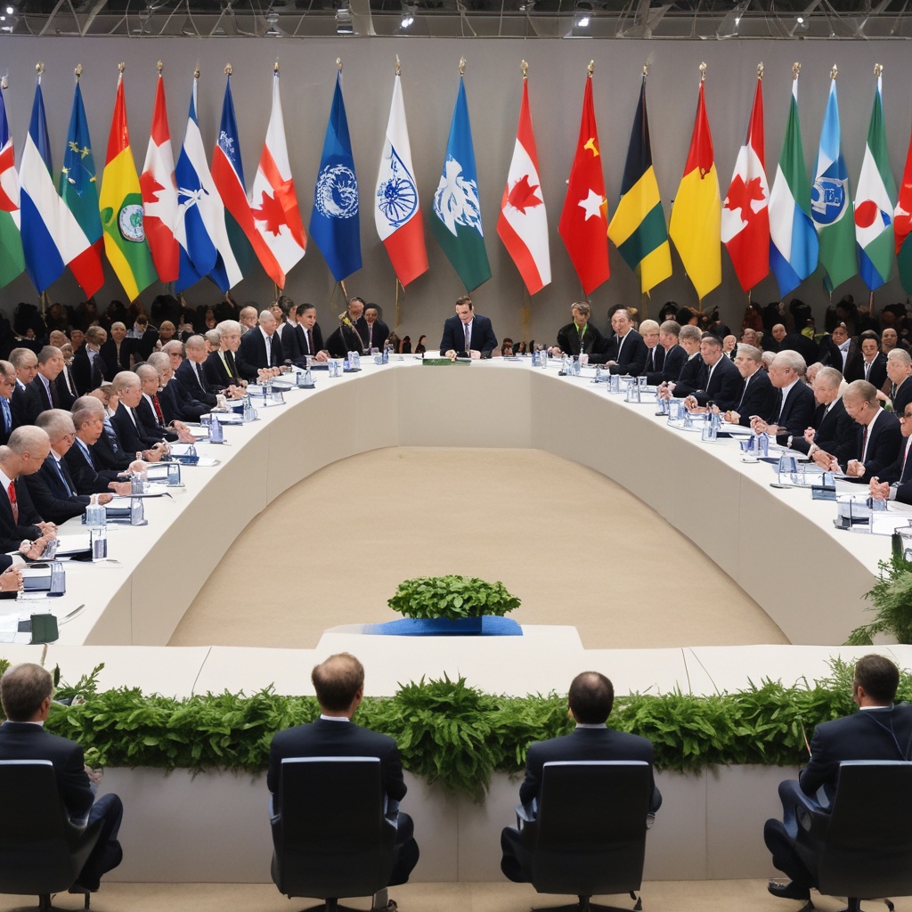 World leaders at climate summit signing historic agreement